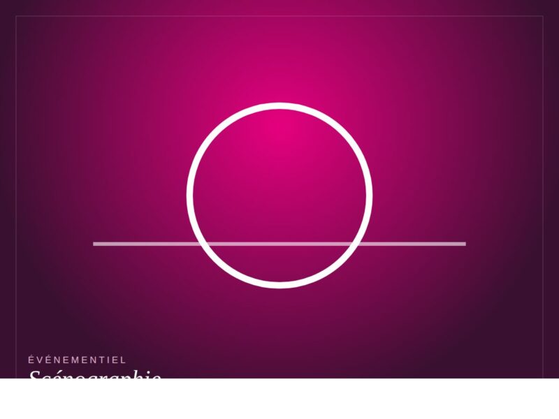 Réception & scénographie